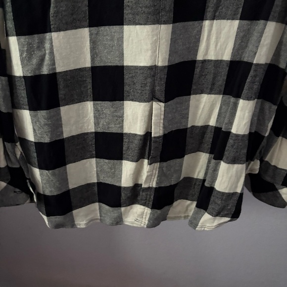 COLUMBIA sz XLBuffalo Plaid White Flannel Button Down Long Sleeve Shirt - Picture 9 of 9